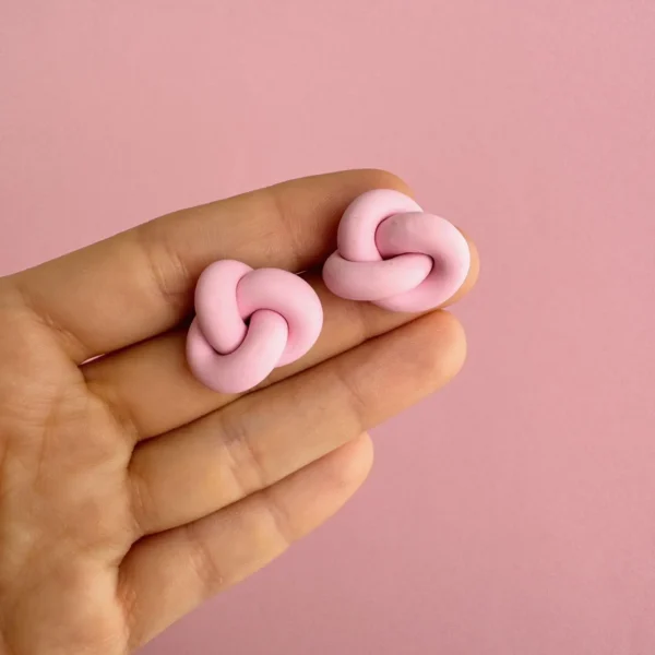 Aros - Nudo rosado